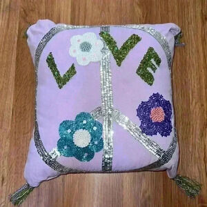 Davenport Home Furnishings Love Beaded Pillow